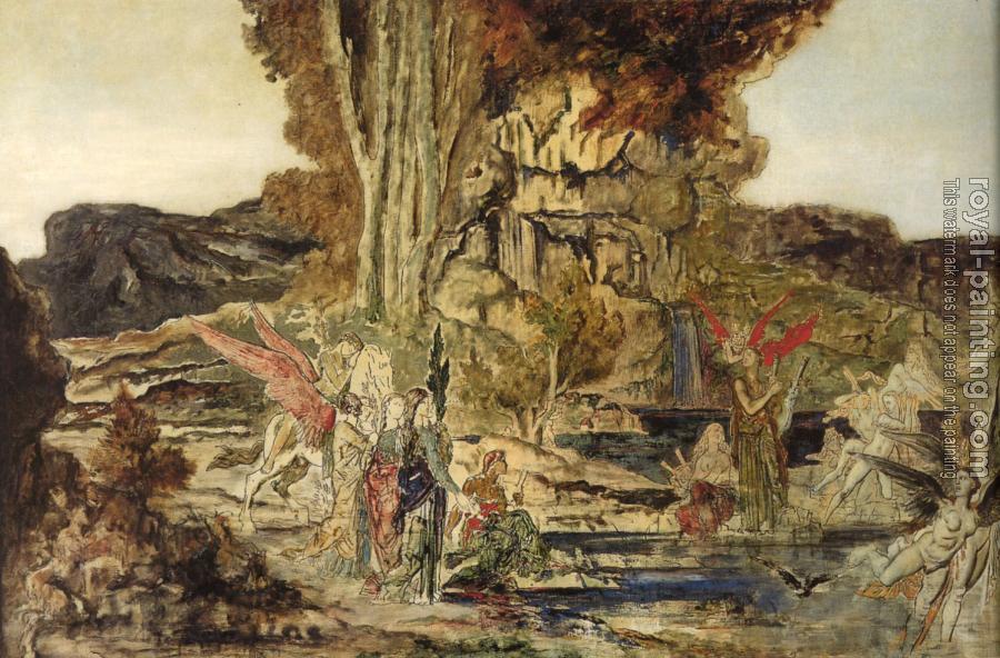 Gustave Moreau : The Pierides